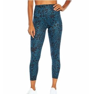 Blue Tiger Print Leggings